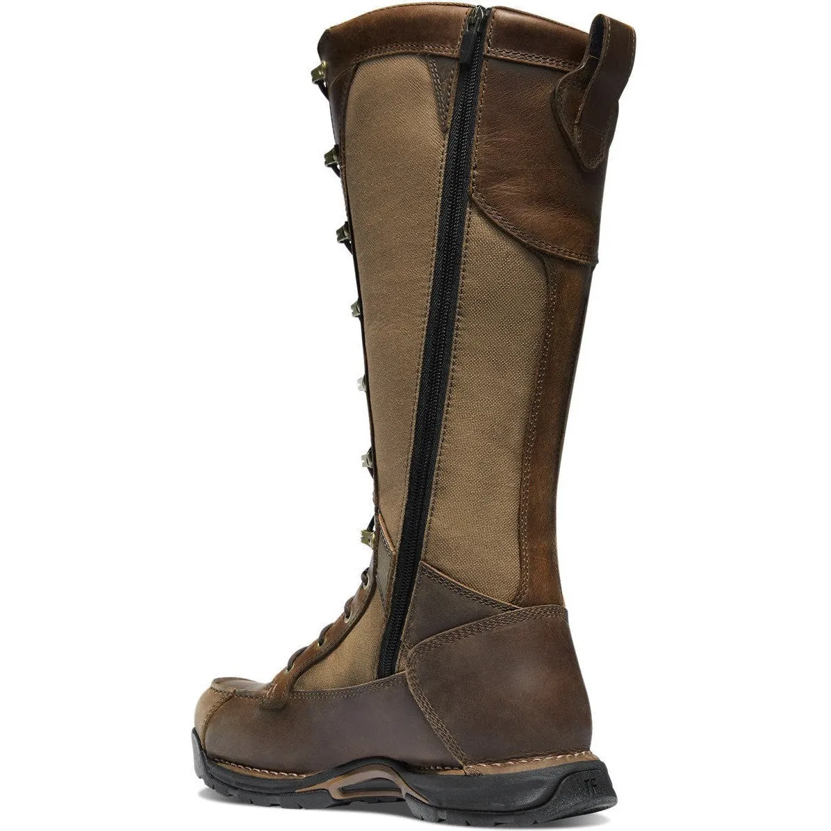 Danner Men's Sharptail 17" Side Zip Snake Hunt Boot -Brown- 45041