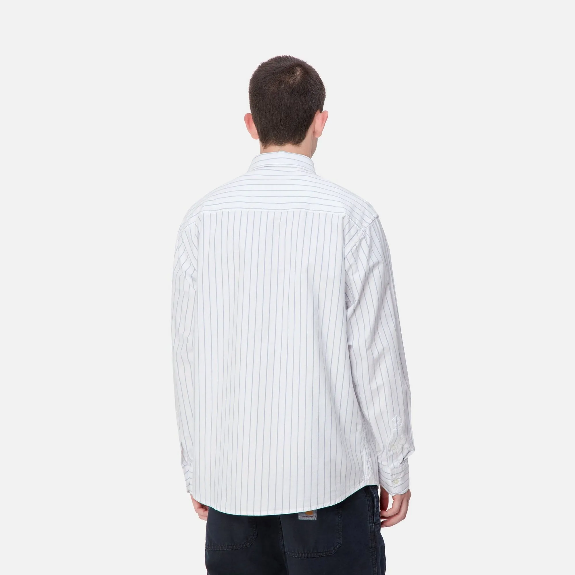 Dowlen Stripe Shirt | White / White