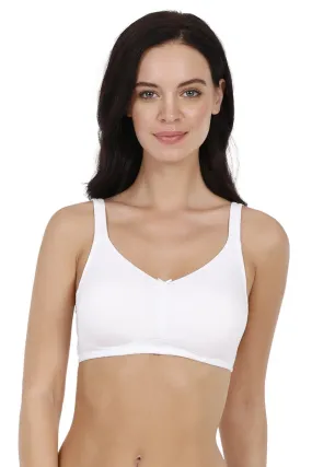 Elegant Concealer Non-Padded & Non-Wired Bra - White