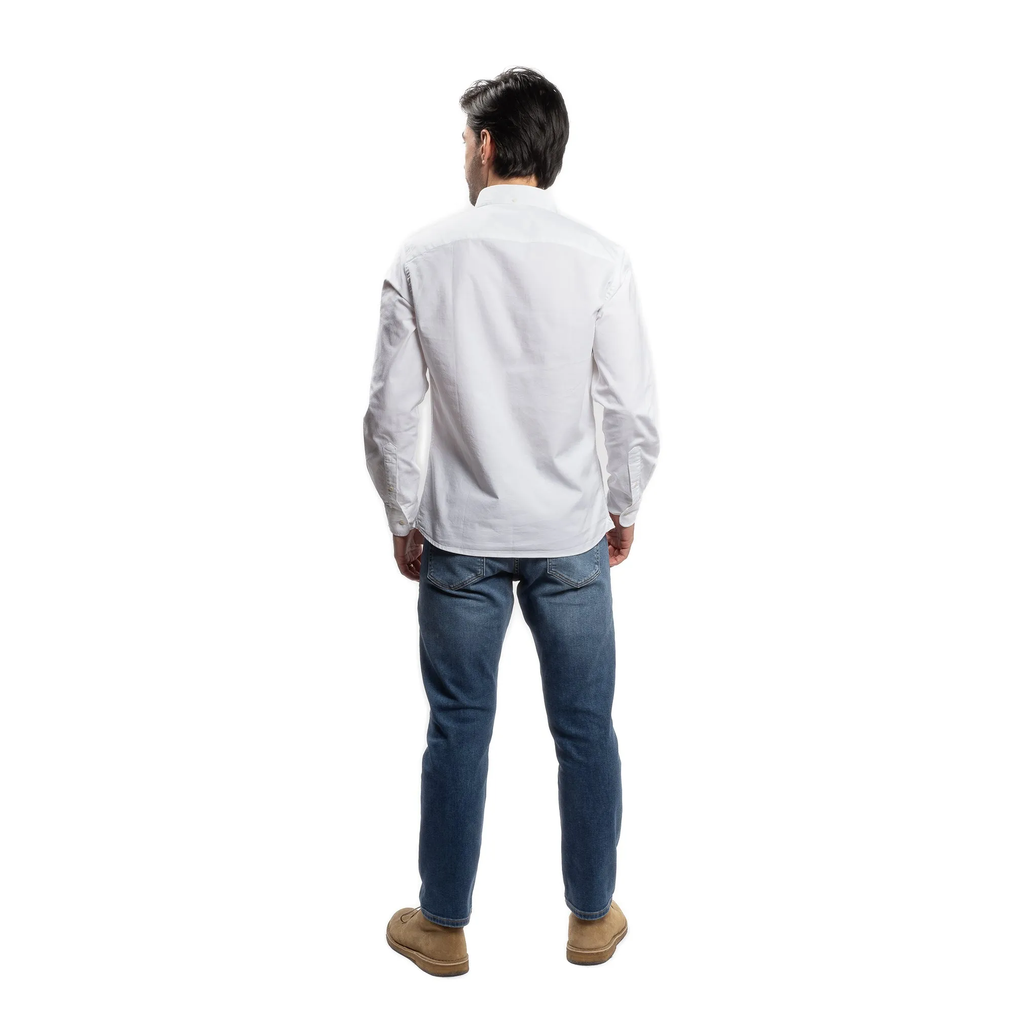 Everyday Stretch Oxford Standard Fit -  White