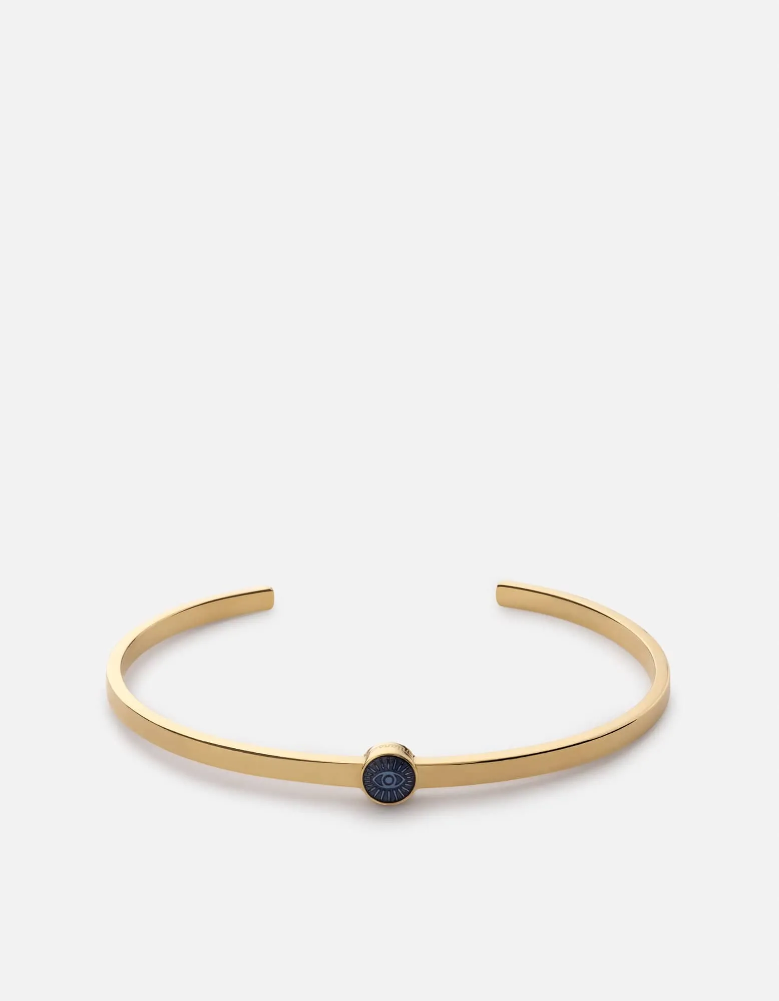 Eye of Time Cuff, Gold Vermeil/Blue