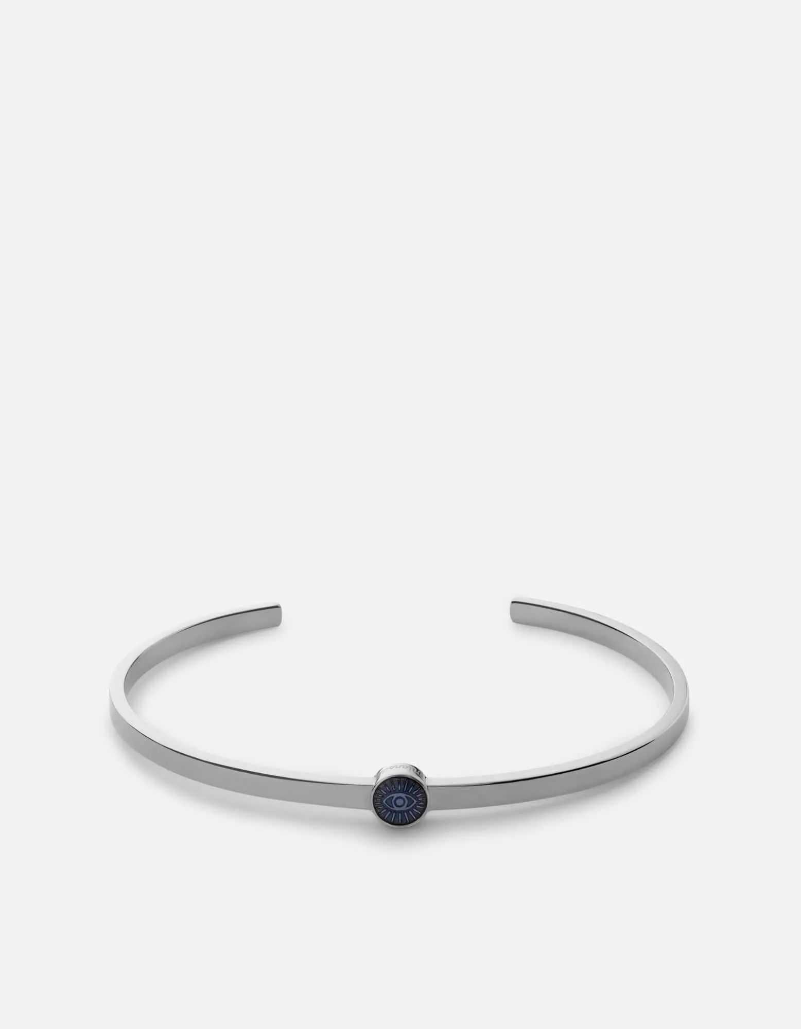 Eye of Time Cuff, Sterling Silver/Blue