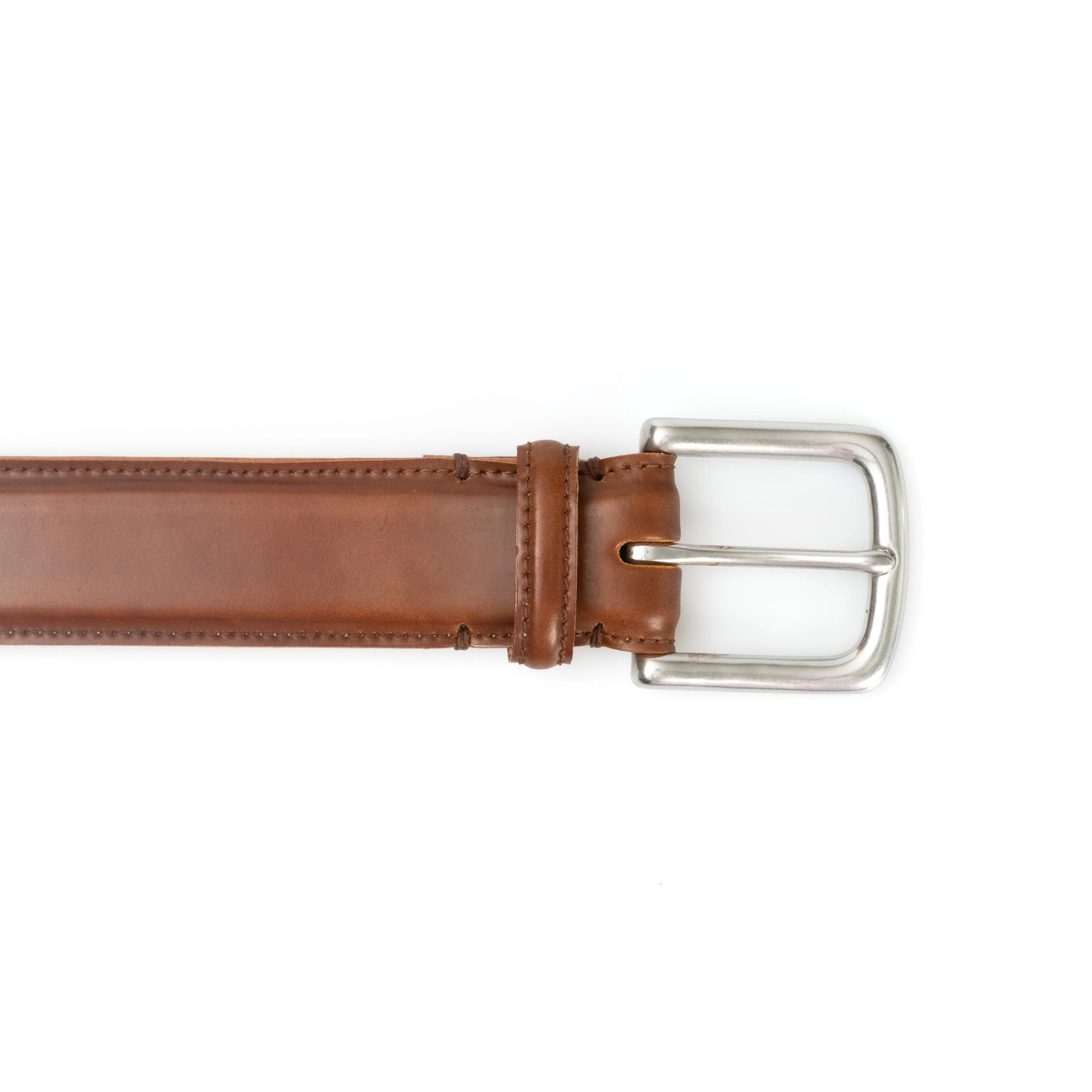 Feather Edge Belt - D10 Tan Shinki Shell Cordovan