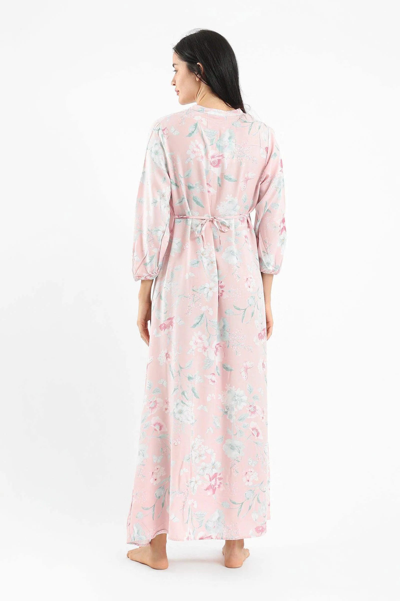 Flowery Maxi Nightgown