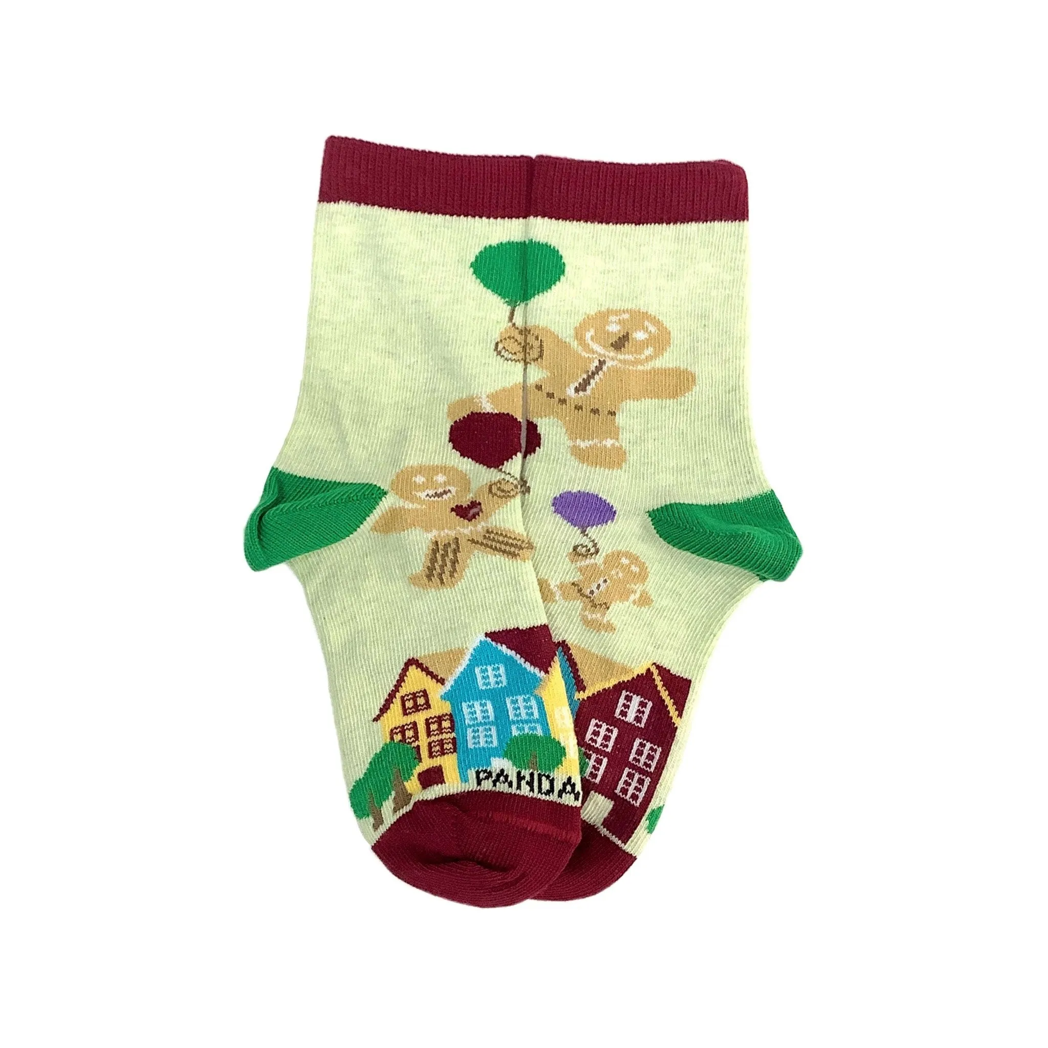 Flying Gingerbread Man Socks from the Sock Panda (Ages 3-7)