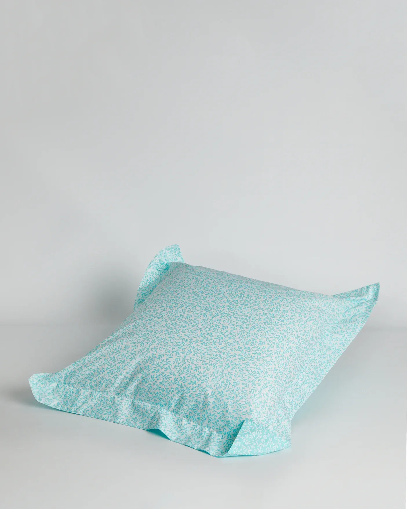 Foxford Kingfisher Leaf Square Pillowcase