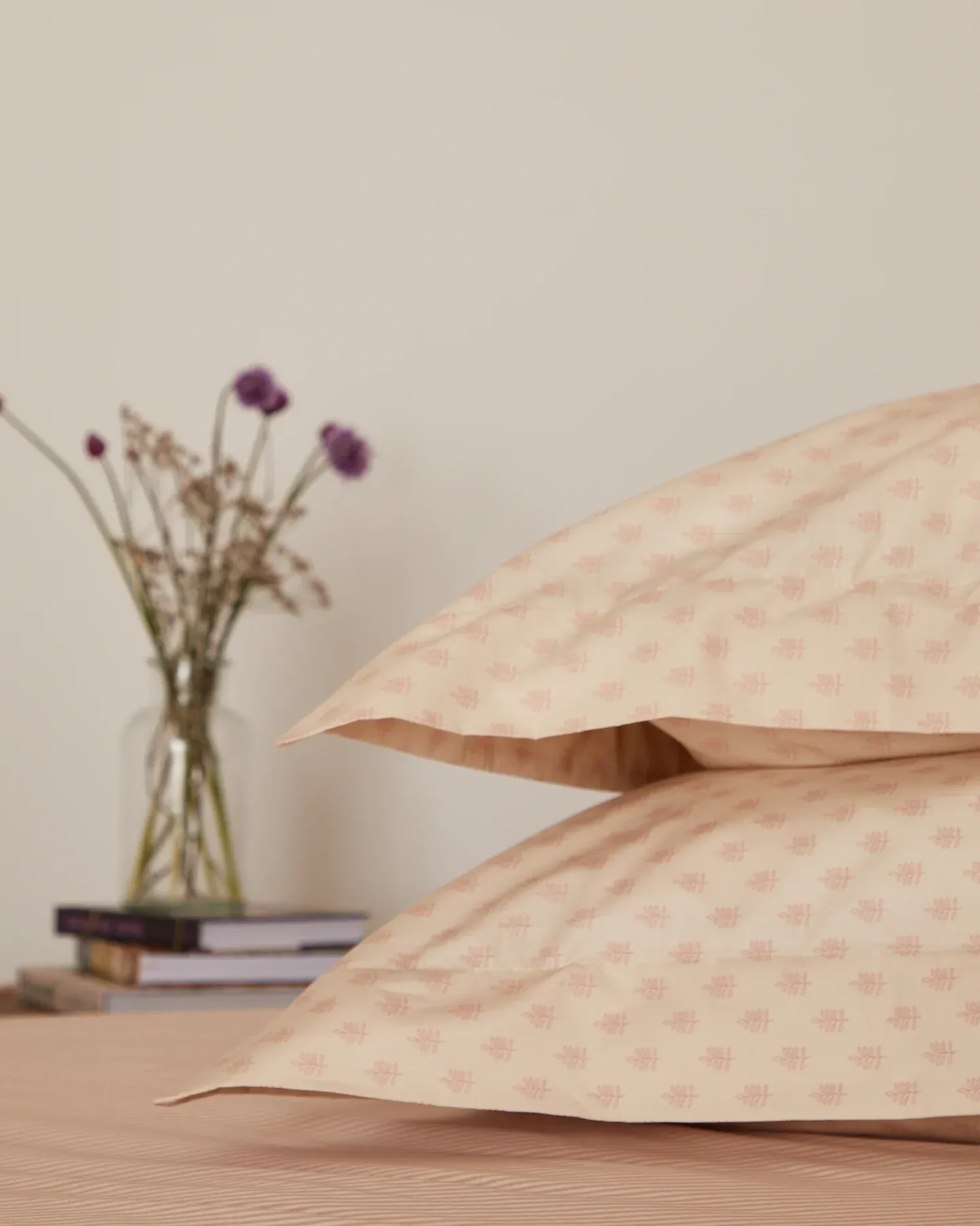 Foxford Rose Fern Oxford Pillowcase