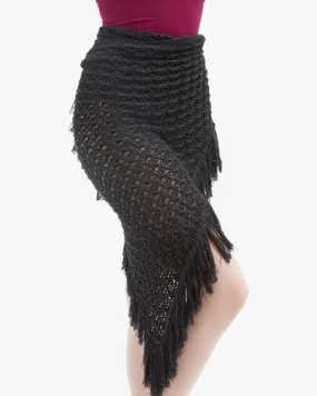 FRINGED TRIANGLE SHAWL