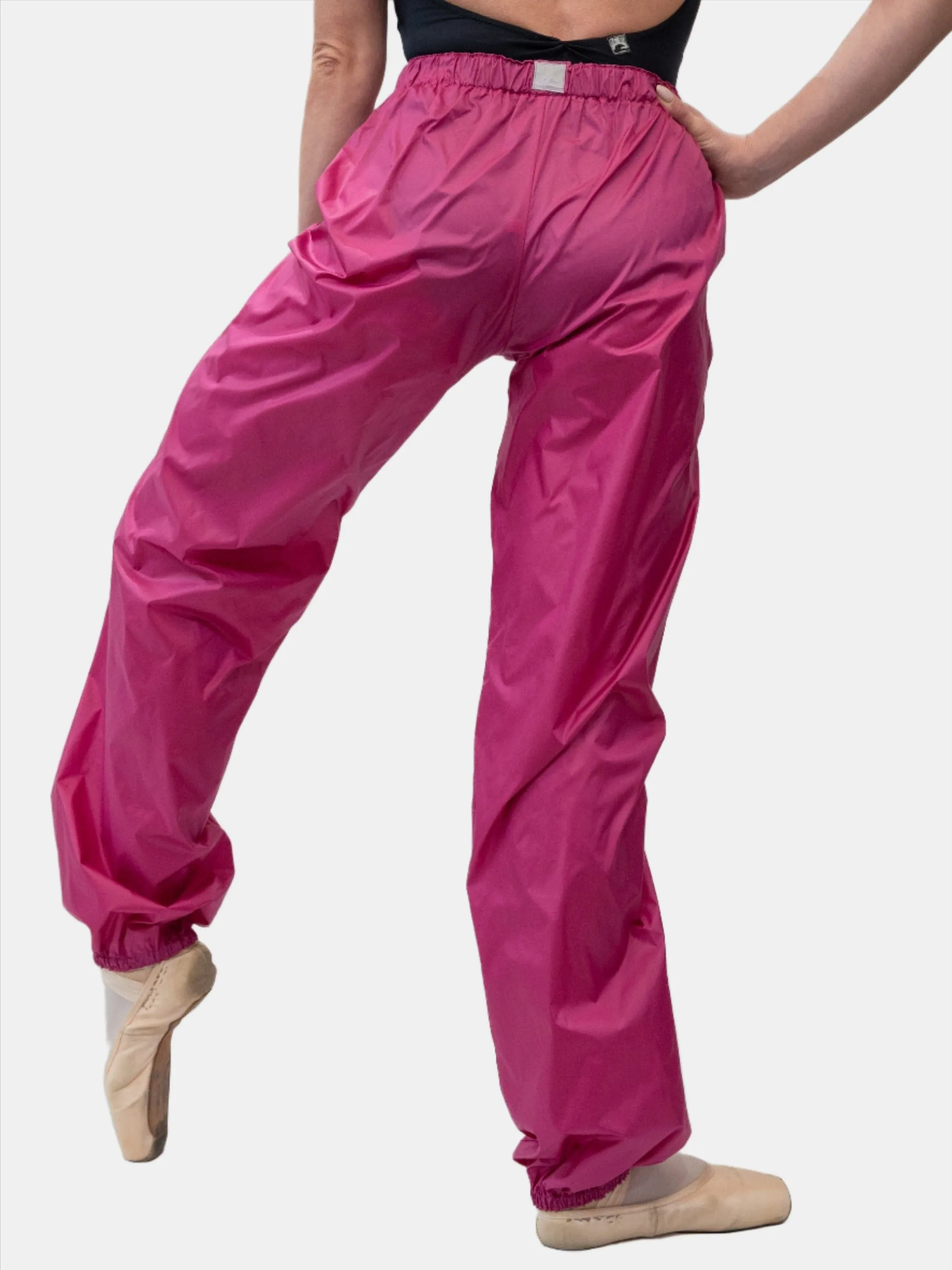 Fuchsia Warm-Up Dance Trash Bag Pants MP5003