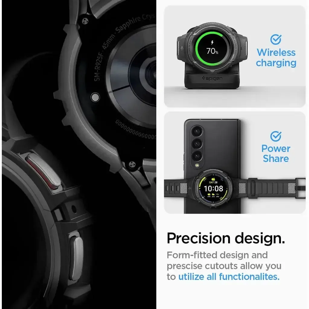 Galaxy Watch 5 Pro Case (45mm) Rugged Armor Pro