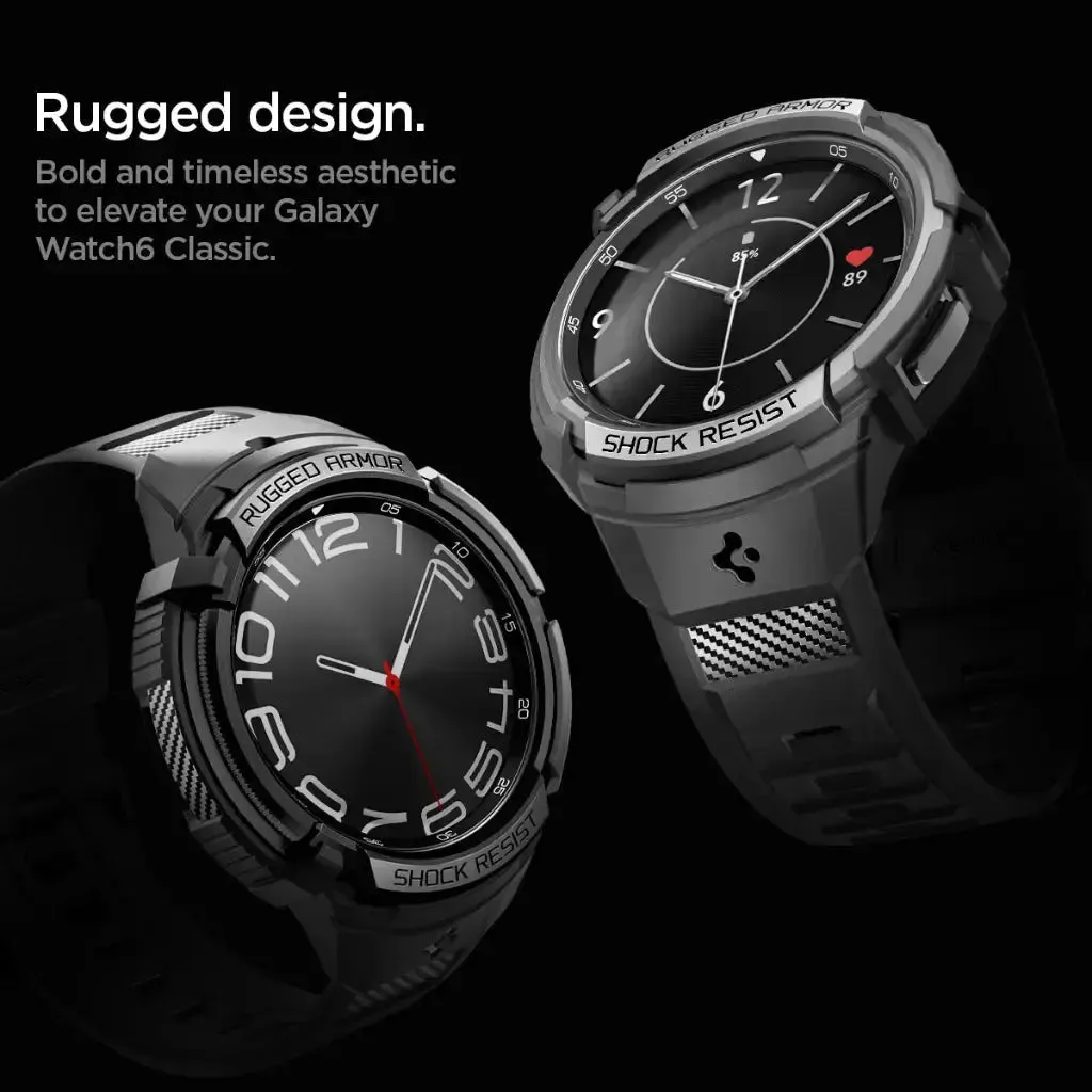 Galaxy Watch 6 Classic Case (47mm) Rugged Armor Pro