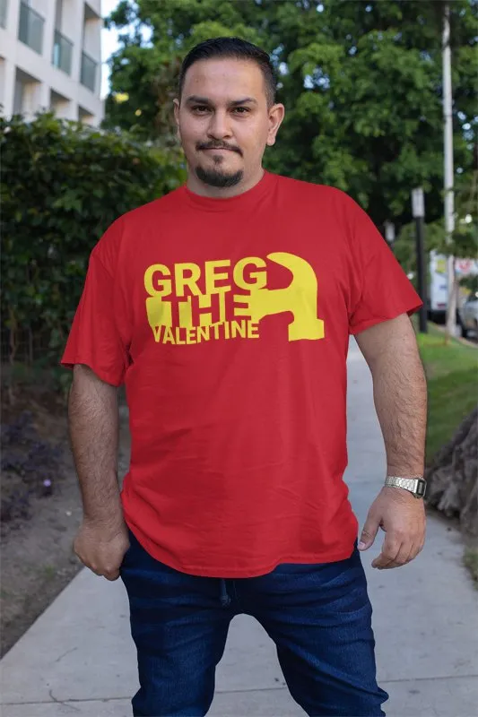 Greg the Hammer Valentine Mens Red T-shirt