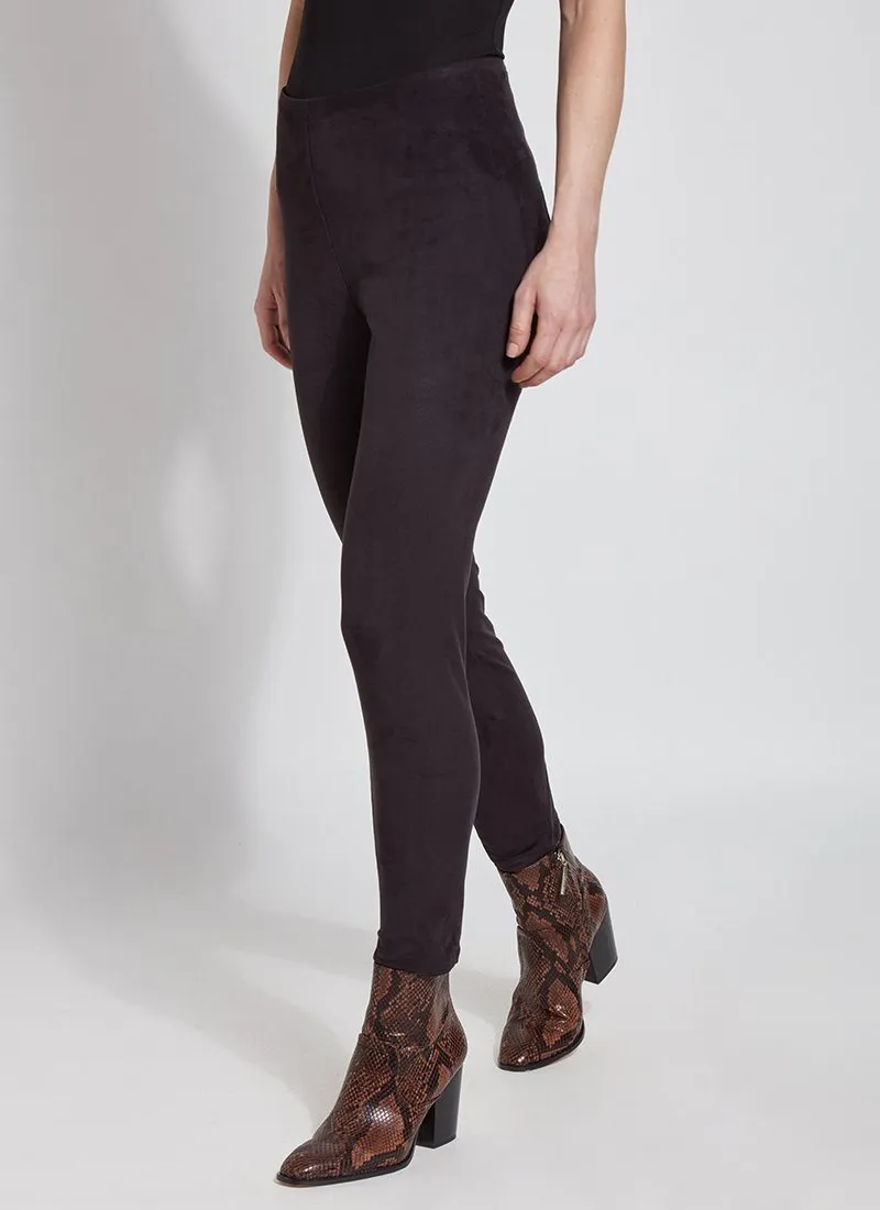 Hi Waist Suede Legging (Plus Size, 28.5" Inseam)