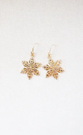 Holly Jolly Snowflake Earrings