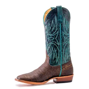 Horse Power Adult Boots - HP1815 Coca Vintage Bottom with Turquoise Dive Top