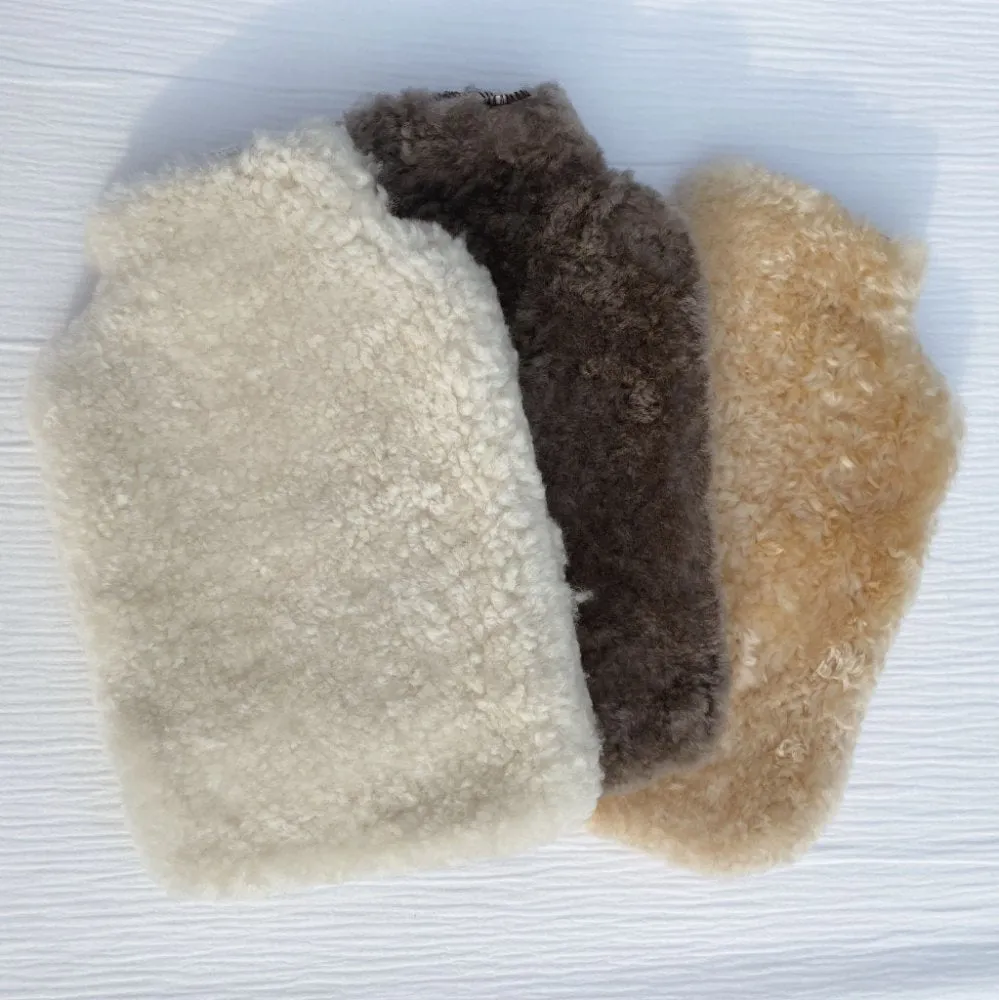 Hot Water Bottle Cover - Sheepskin