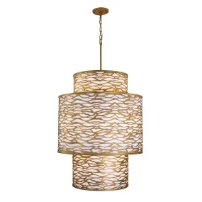 Kato 348F16HG Foyer Pendant Light - Havana Gold