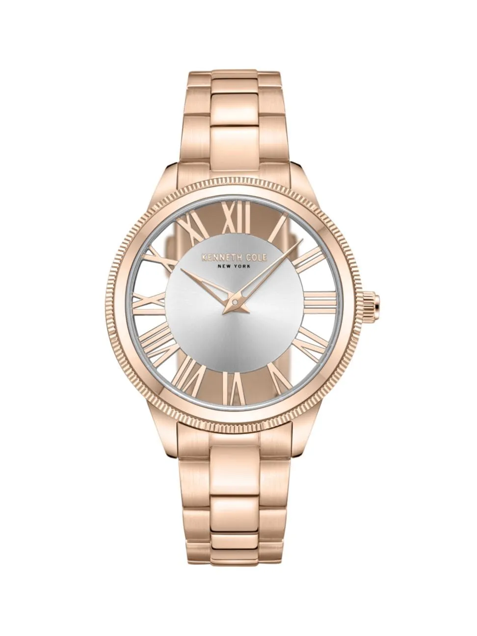 Kenneth Cole Transparency Rose-Goldtone Stainless Steel Bracelet Watch | Model KCWLG0017603