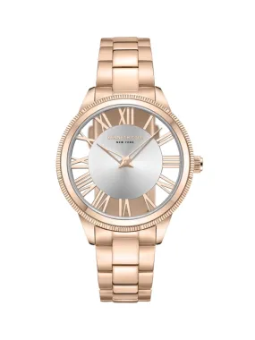 Kenneth Cole Transparency Rose-Goldtone Stainless Steel Bracelet Watch | Model KCWLG0017603