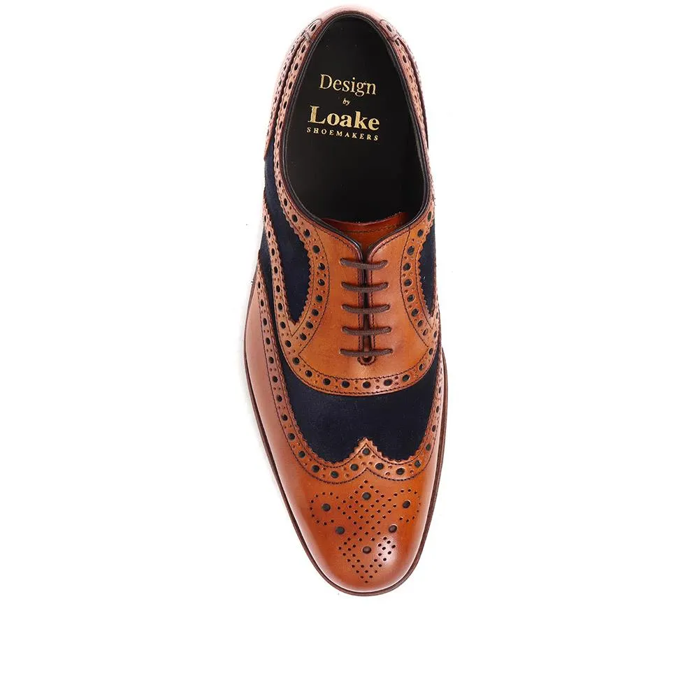 Kerridge Wide Fit Leather Oxford Brogues - LOA29507 / 316 966