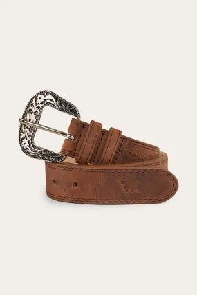 Lilyvale Womens Belt - Burnt Brown