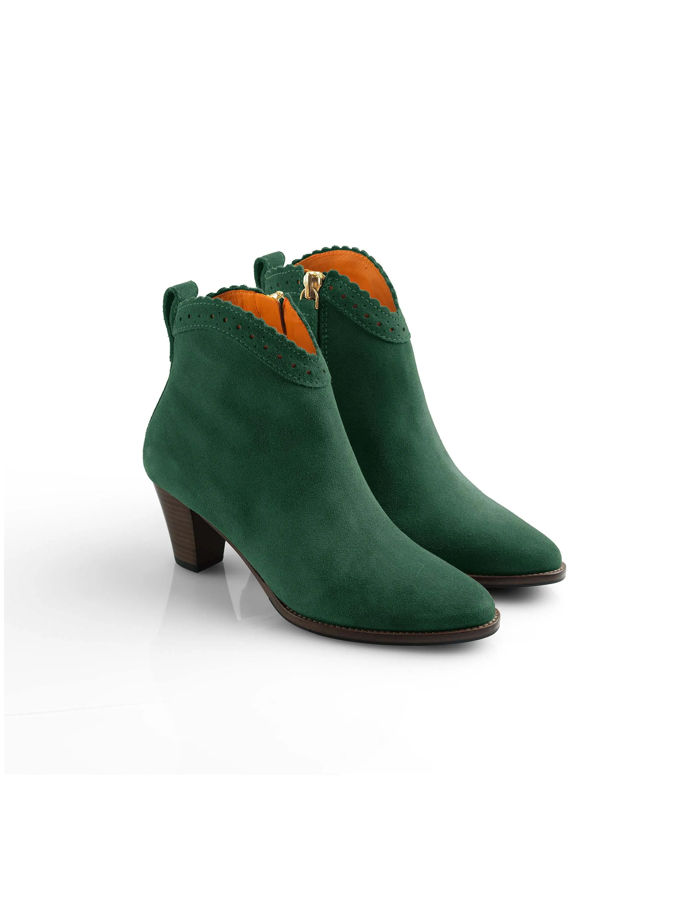 Limited Edition | The Regina Ankle Boot - Emerald Green