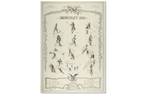 Lithographic print: Snowcraft 1886