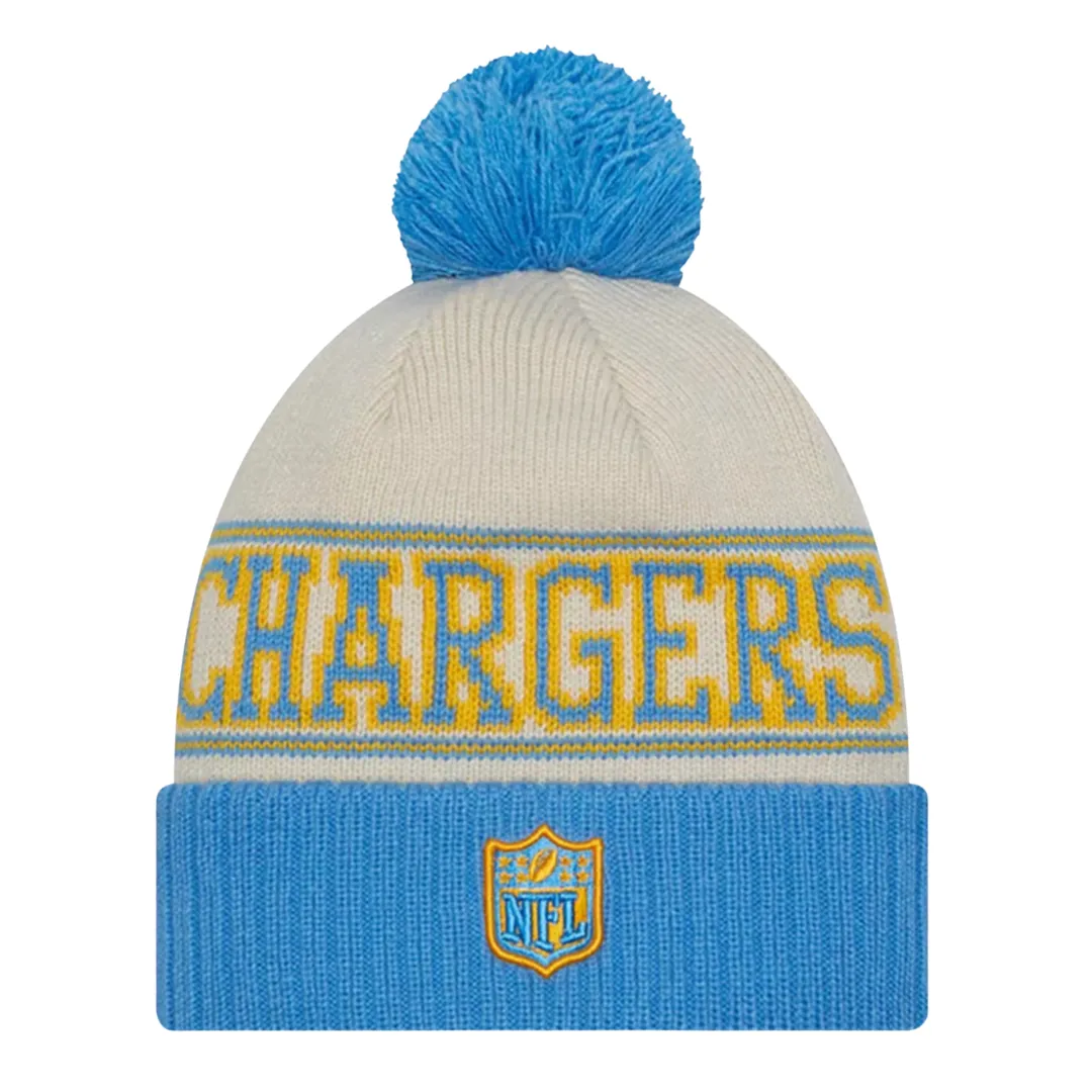 Los Angeles Chargers New Era NFL23 History Sideline Sport Knit Toque