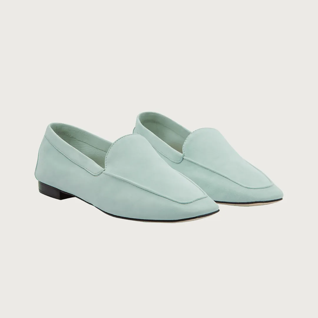 Mare Aqua Green Suede