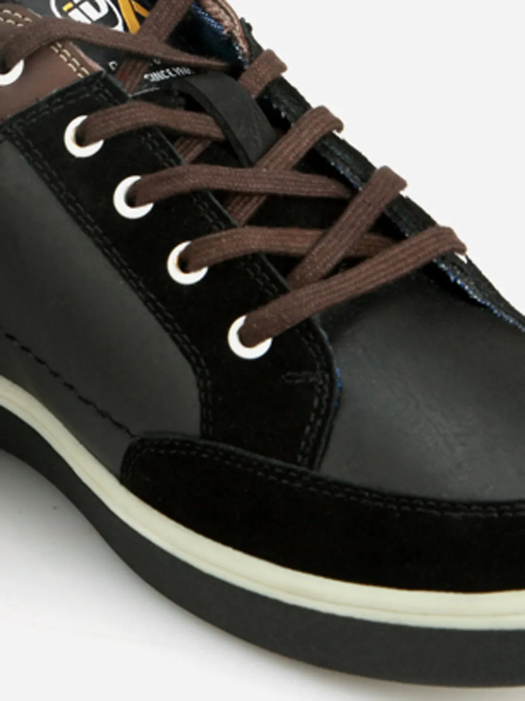 Men's Black Round Toe Smart Casual Lace Up (IX1031)