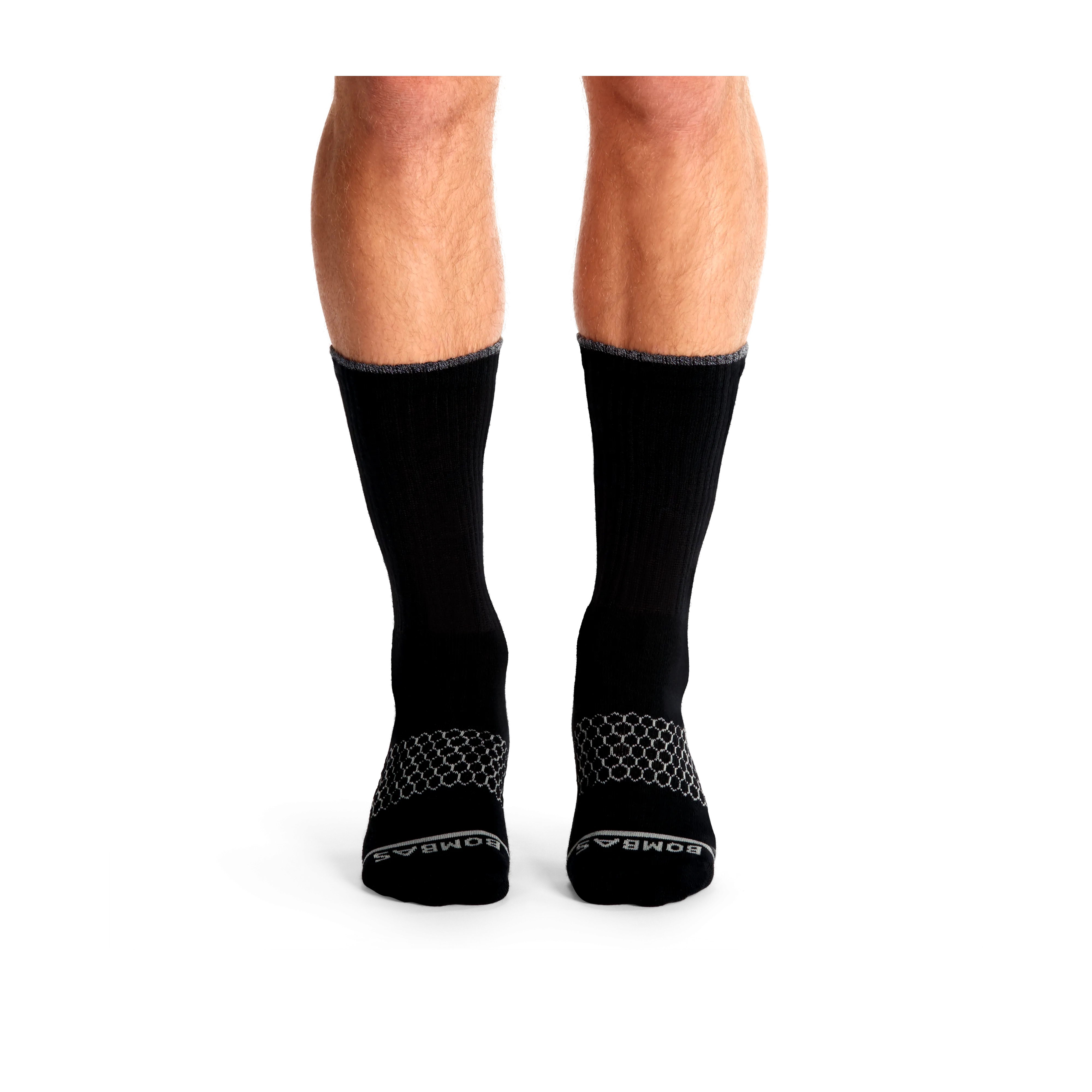 Men's Merino Wool Blend Calf Sock 8-Pack