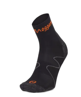 Moggans Ultralight Merino Ankle Sock in Black