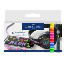 Neon Creative Markers 6-ct