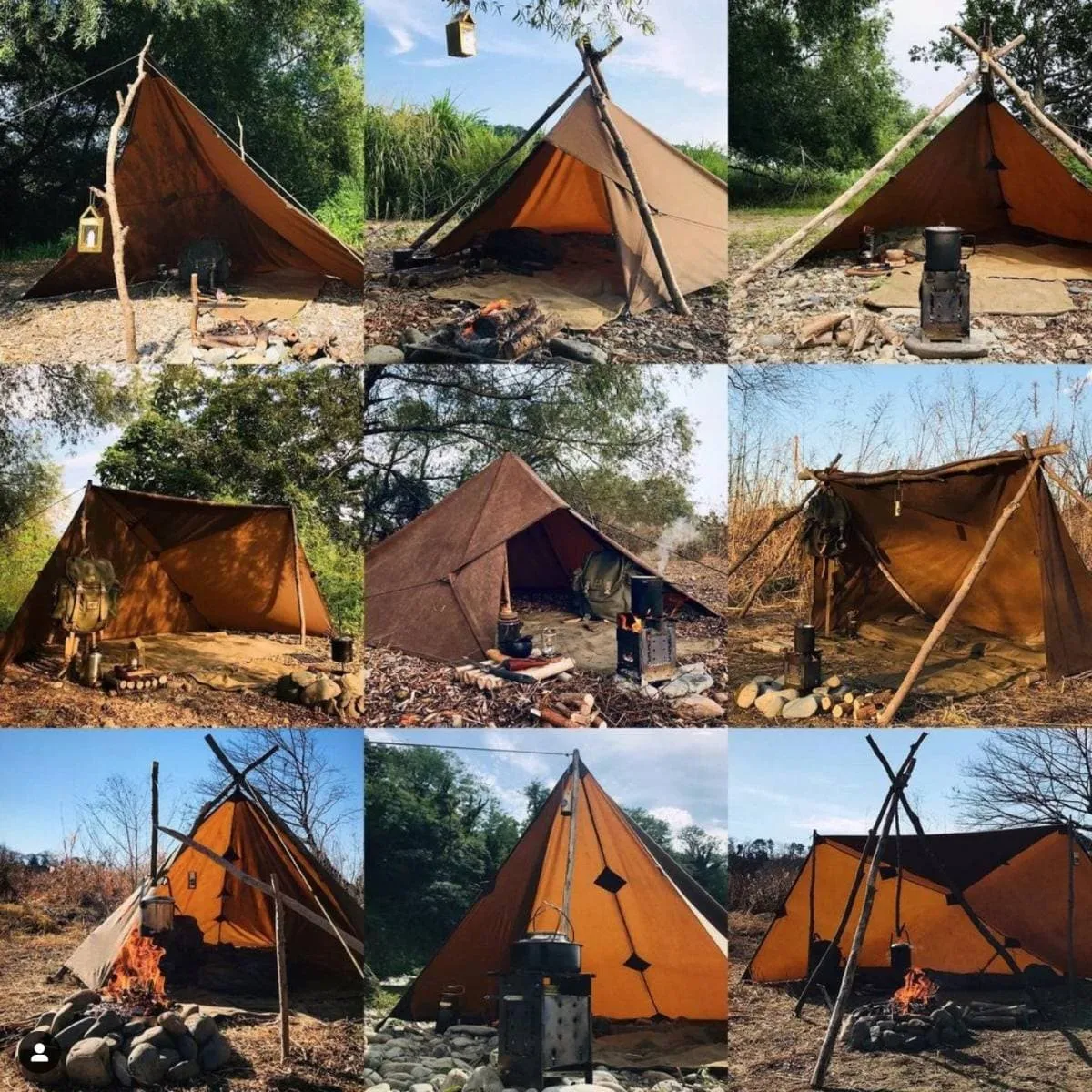 Oilskin Tarp - Bushcraft Spain