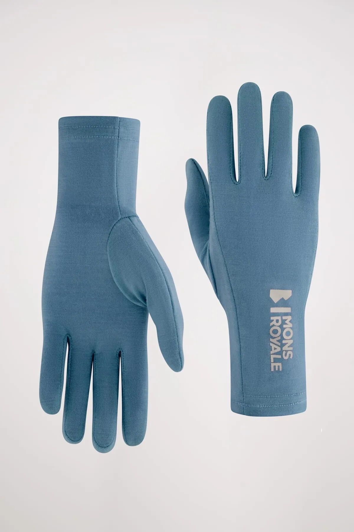 Olympus Merino Glove Liners - Blue Slate