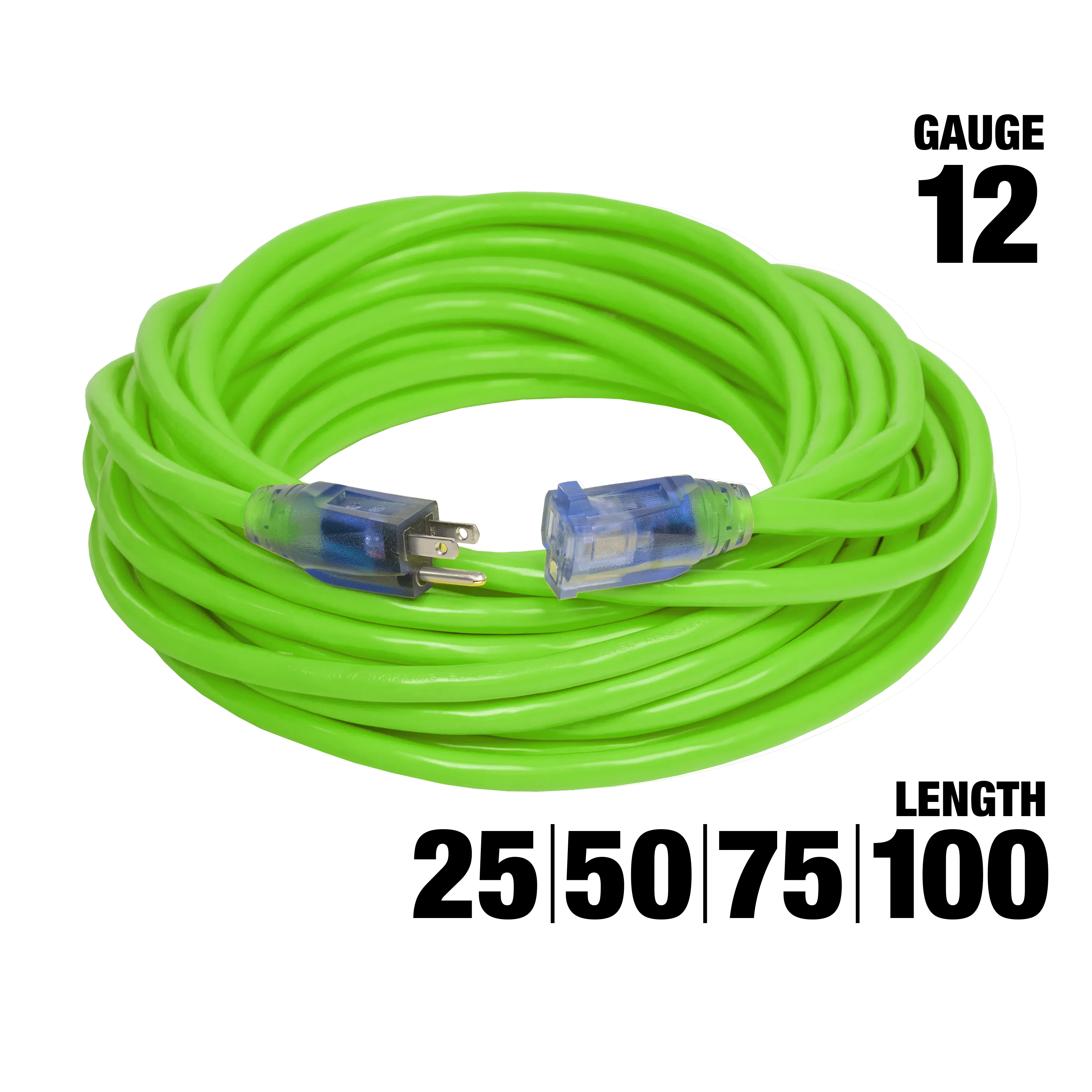 Outdoor Single Lighted Extension Cord