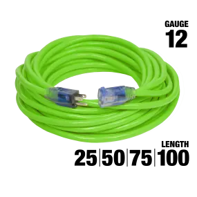 Outdoor Single Lighted Extension Cord