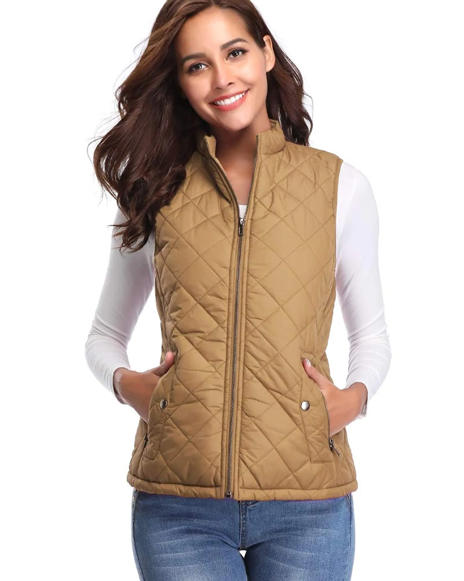 Padded Zipped Vest