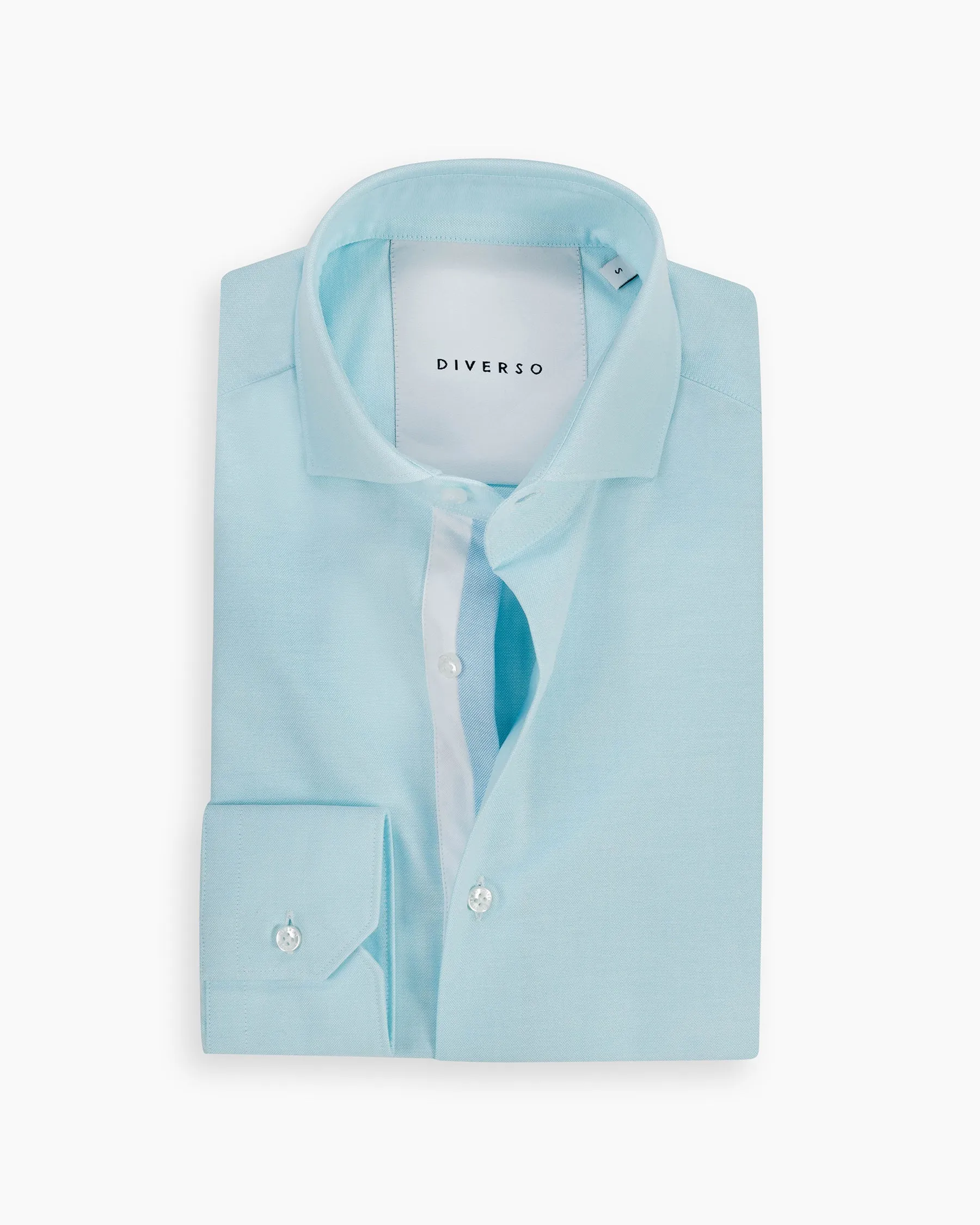 Peppermint Oxford Twin Trim Shirt