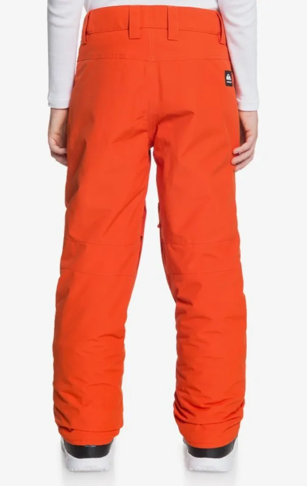 Quiksilver Estate Snow Pants - Orange