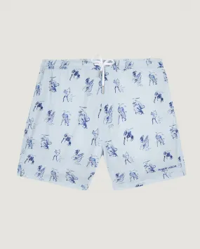 "Hercules Print" maillot swim shorts