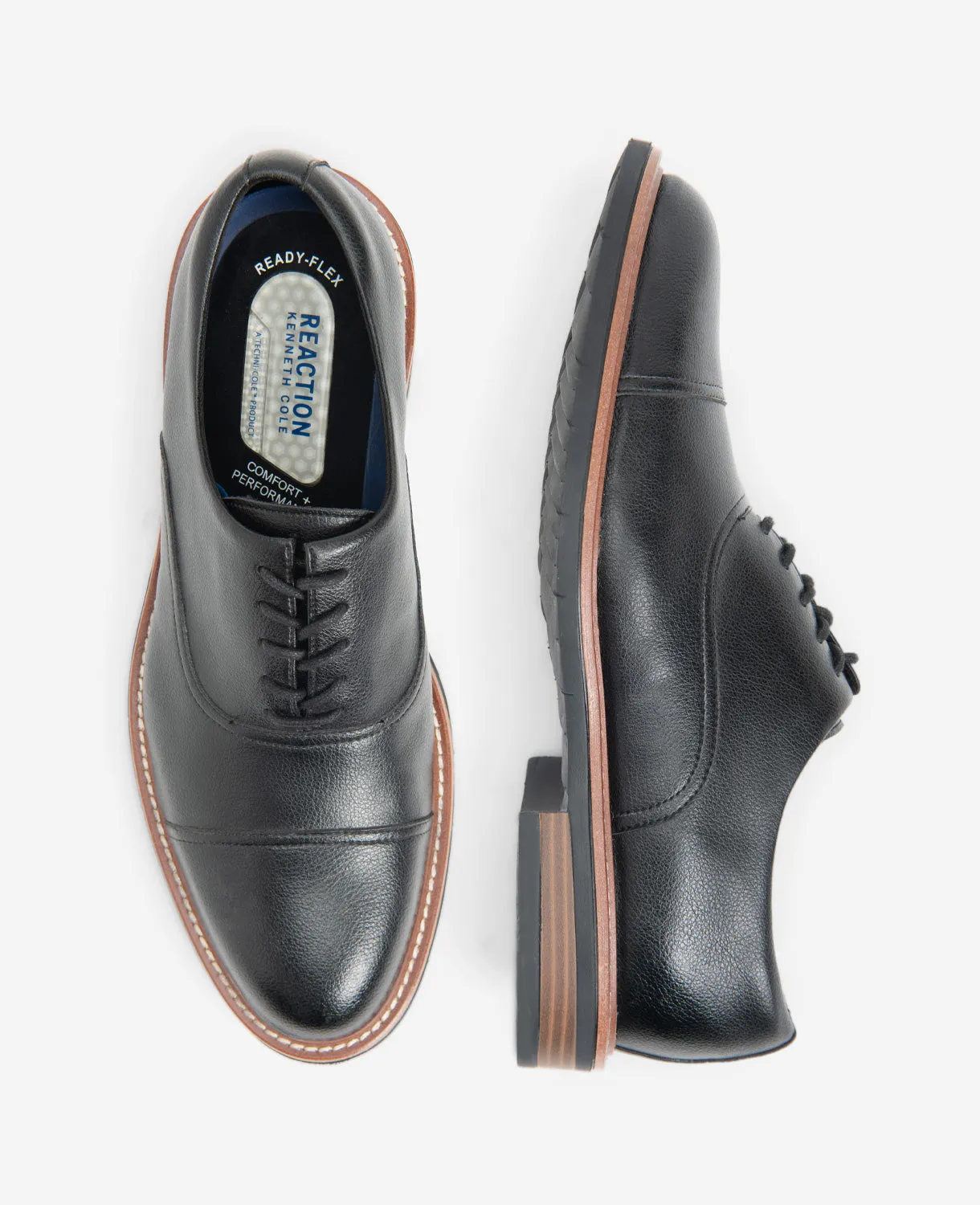 REACTION - Klay Cap Toe Oxford with Flex