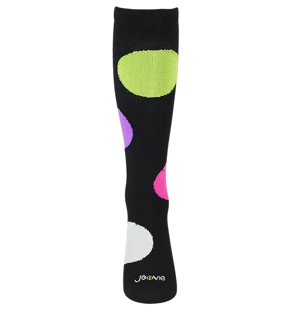 Rich Merino Wool Everyday Compression Socks (15-20mmHg) - Jumbo Dots