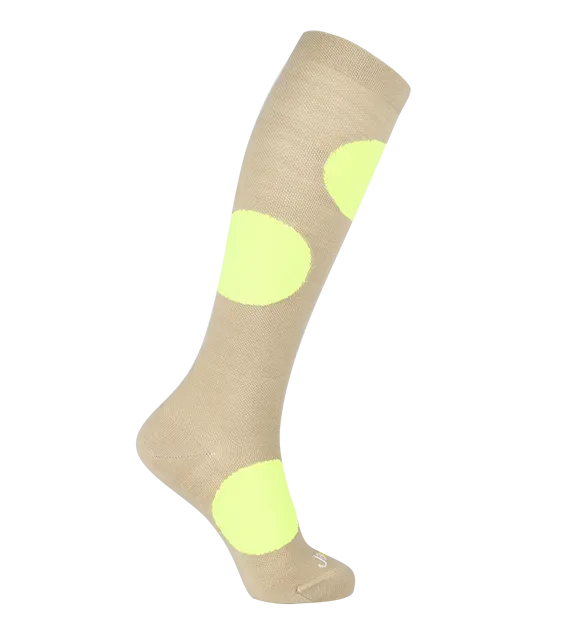 Rich Merino Wool Everyday Compression Socks (15-20mmHg) - Jumbo Dots