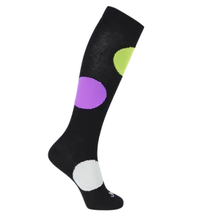 Rich Merino Wool Everyday Compression Socks (15-20mmHg) - Jumbo Dots