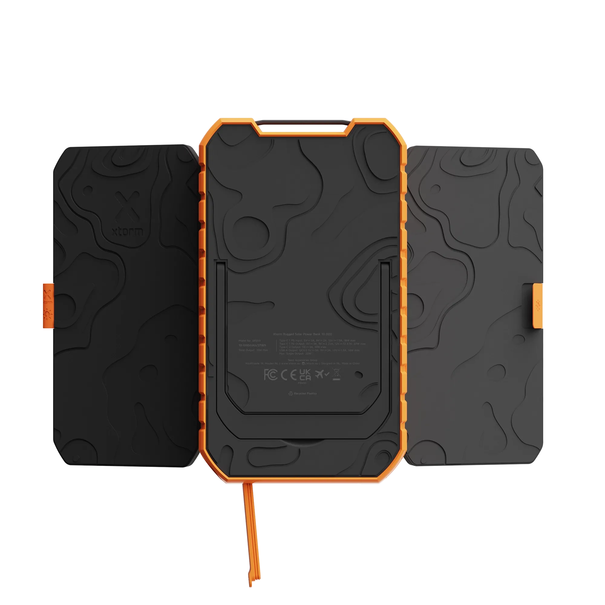 Rugged Solar Powerbank 10.000 mAh - 20W