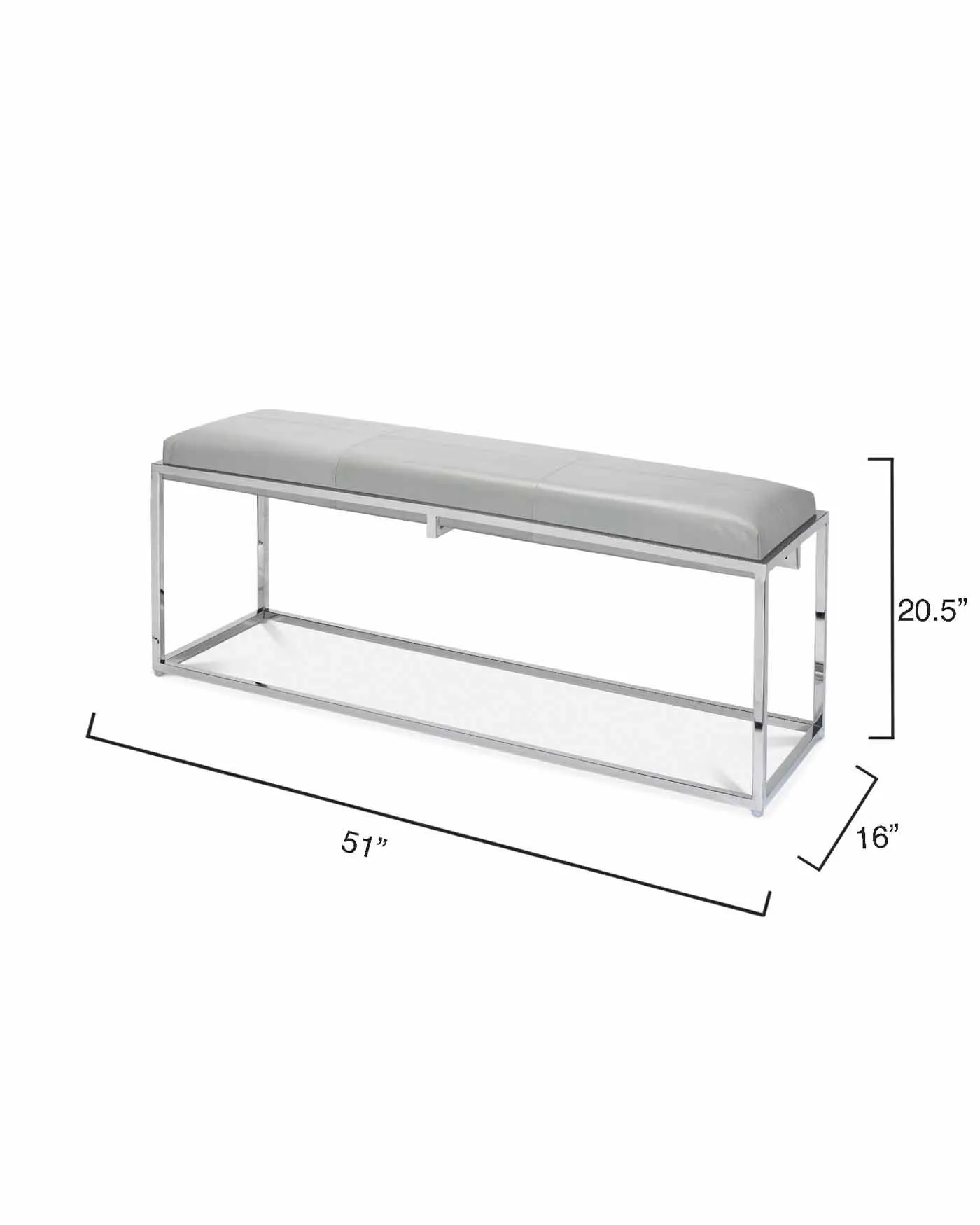 Shelby Bench - Grey