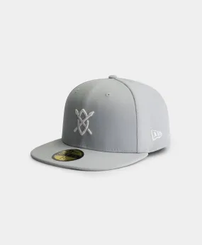 Snow Grey Daily Paper x New Era 59FIFTY Fitted Cap