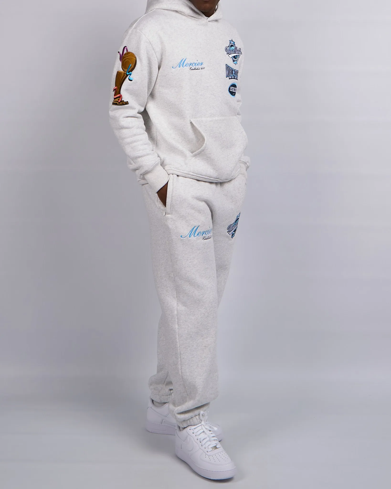 Snow Marl Mercier Rodman Hoodie