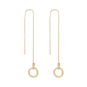 Sura Drop Earrings - Solid Gold